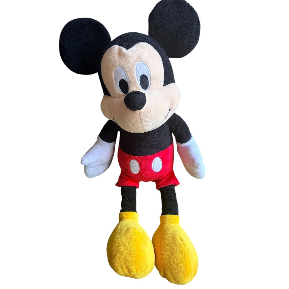 Disney Mickey Mouse Plush Stuffed Animal Classic Red Shorts Yellow Shoes Toy
